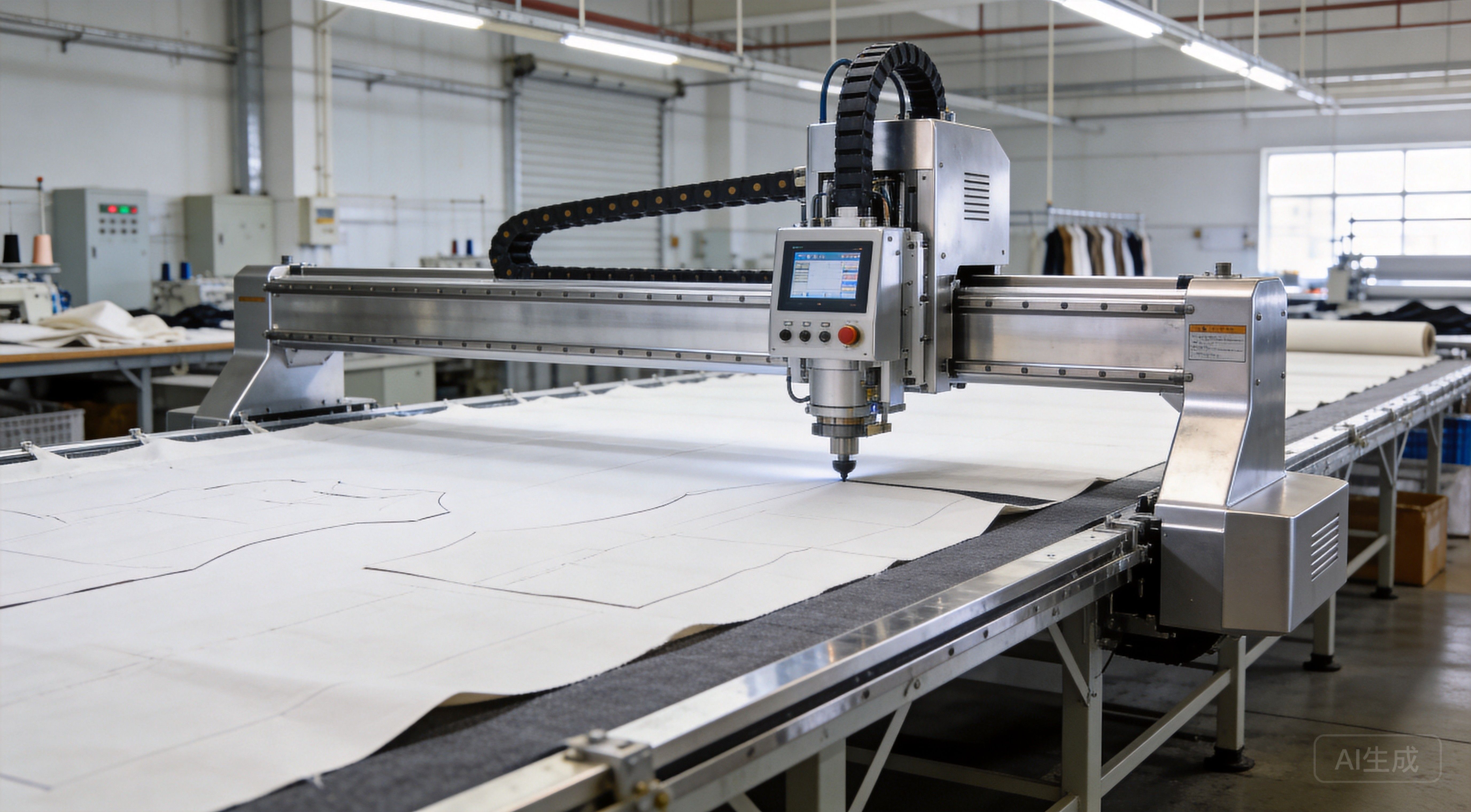 Automated fabric cutting equipment