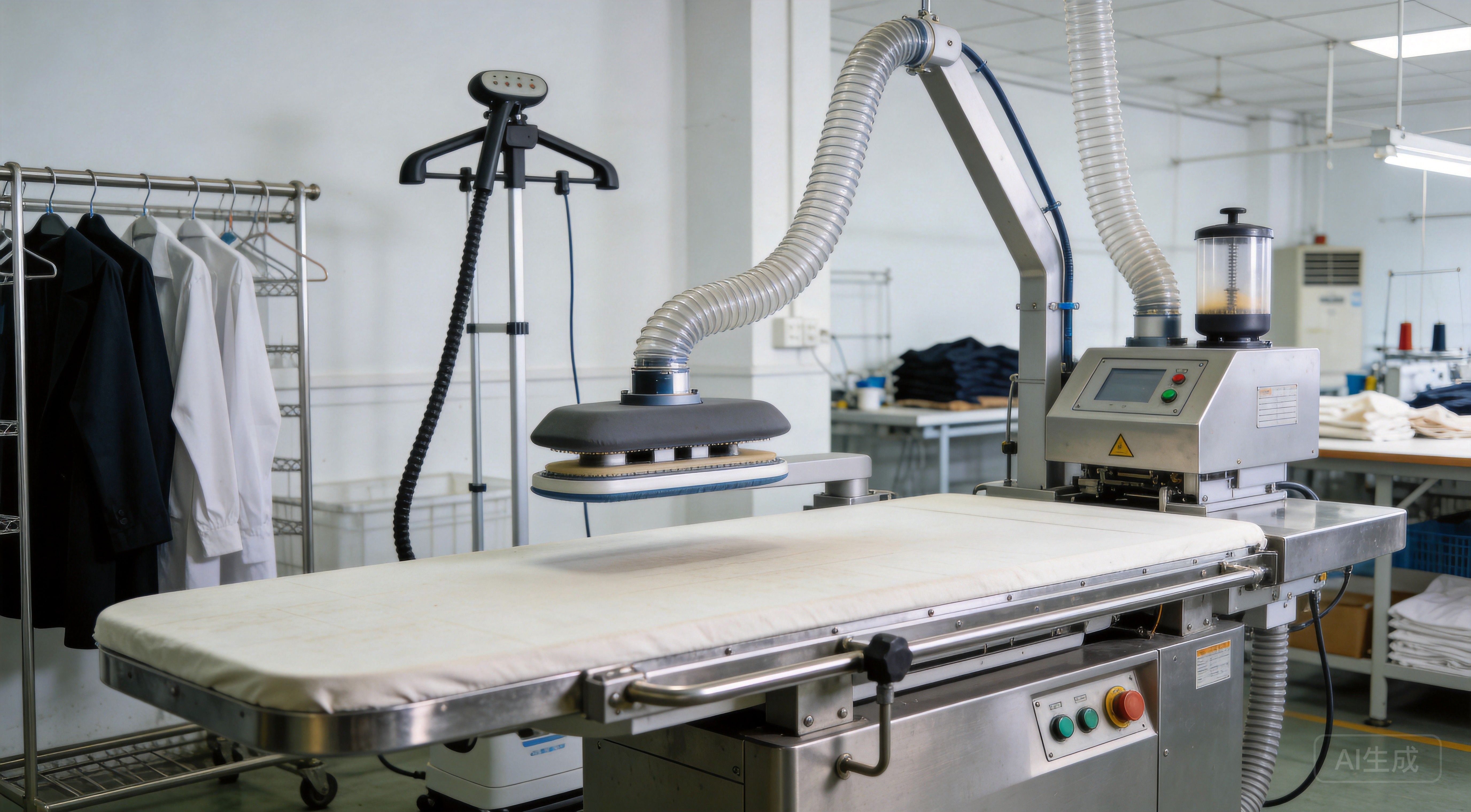 Industrial steam pressing equipment